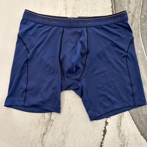 Calvin Klein Blue Stretch Boxer Brief - Large